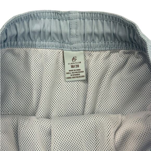 CLASS CLUB Boys Light Blue Swim Trunks 18/20 - Picture 3 of 4